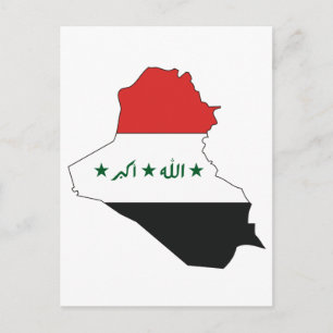 Carte du drapeau de l'Irak