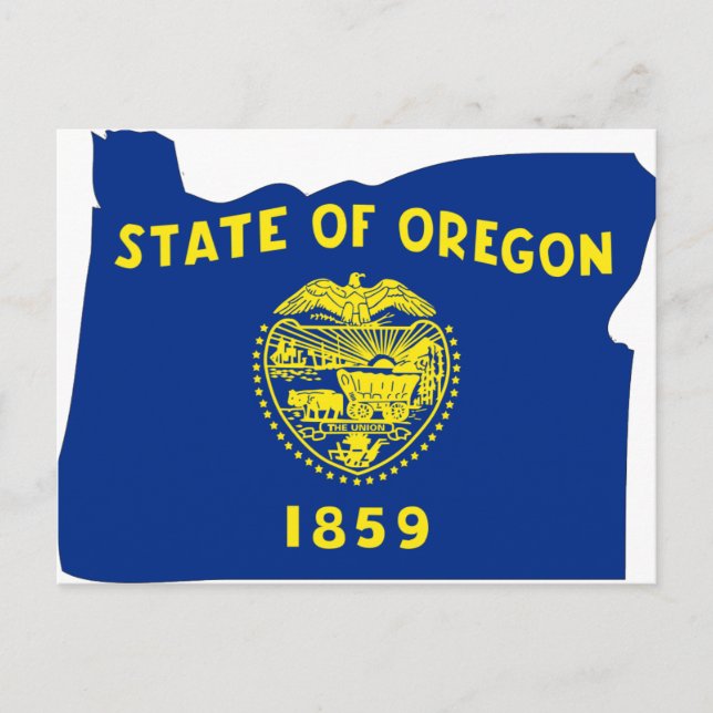 Carte du drapeau de l'Oregon (Devant)