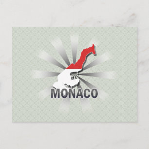 Carte du drapeau de Monaco 2.0