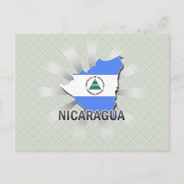 Carte du drapeau du Nicaragua 2.0 (Devant)