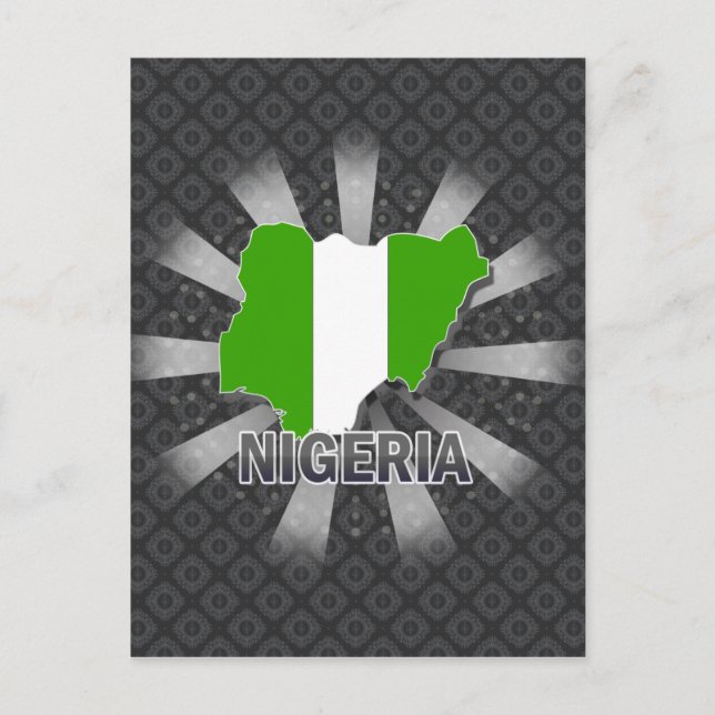Carte du drapeau du Nigeria 2.0 (Devant)