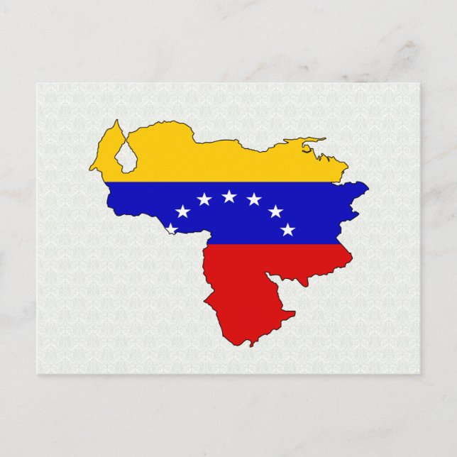 Carte du drapeau du Venezuela pleine taille (Devant)