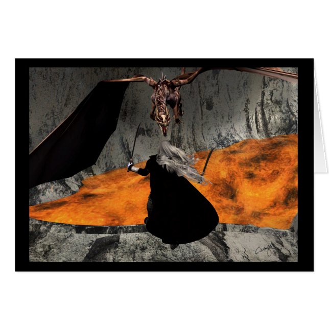 "Carte du duel" (Devant horizontal)