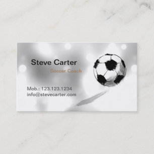 Carte du football, d'entraîneur de football