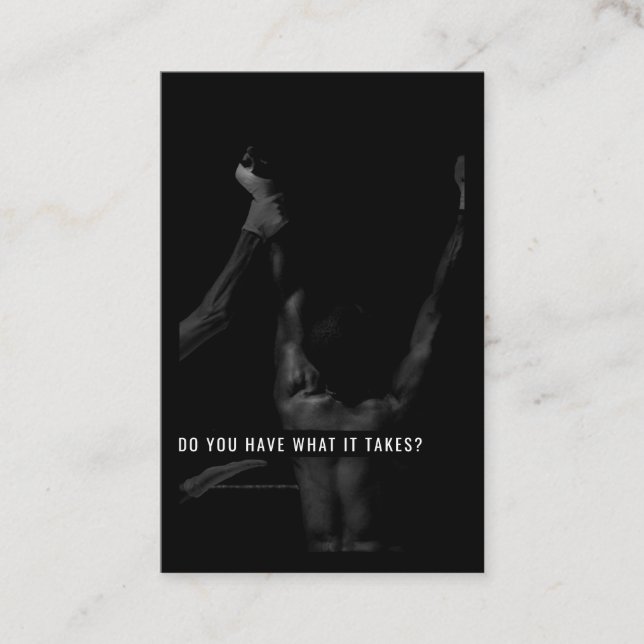 Carte du formateur de motivation et d'inspiration  (Devant)