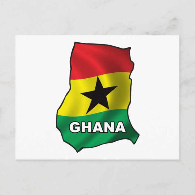 Carte Du Ghana (Devant)