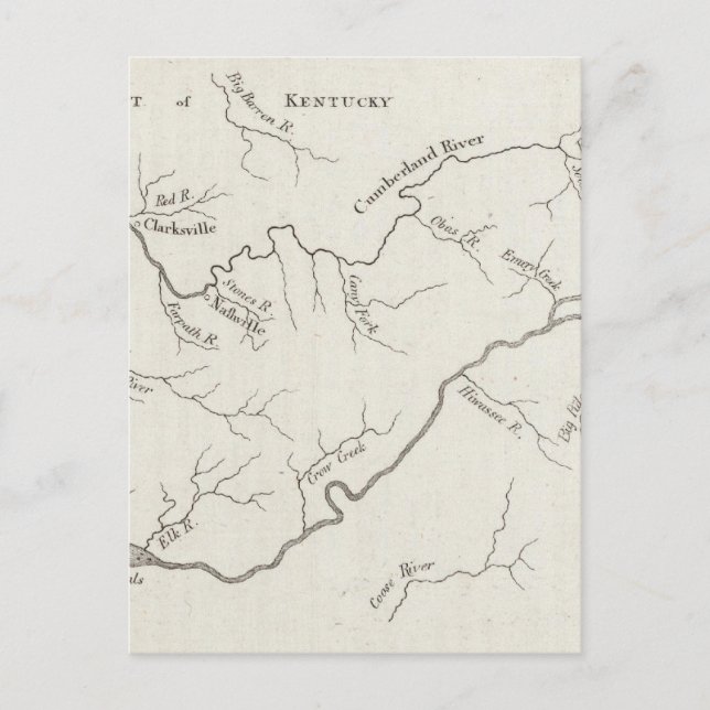 Carte du gouvernement du Tennessee (Devant)