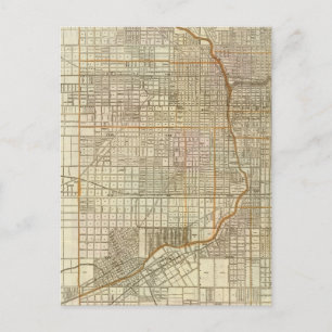 Carte du guide Blanchard de Chicago