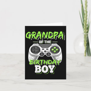Carte Du Jeu Vidéo Correspondant Garçon Anniversaire Ann