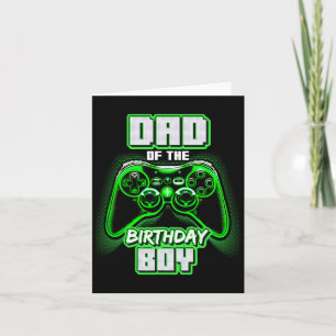 Carte Du Jeu Vidéo Correspondant Garçon Anniversaire P