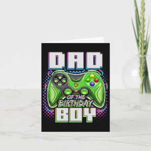 Carte Du Jeu Vidéo Correspondant Garçon Anniversaire P