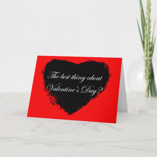 Carte du jour d'Anti-Valentine (Devant)