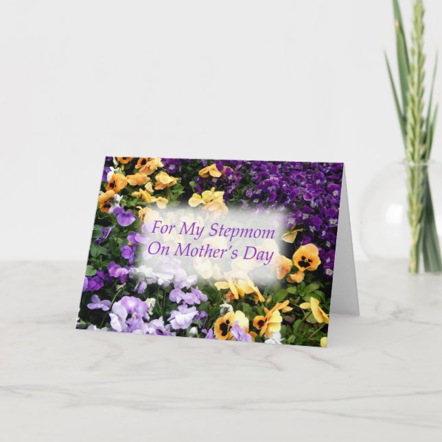 Carte du jour de mère de belle-mère (Devant)