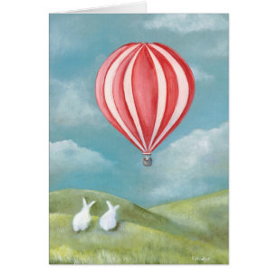 Carte du jour de mère de lapin