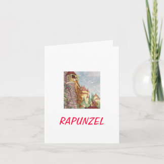 Carte du jour de mère de Rapunzel