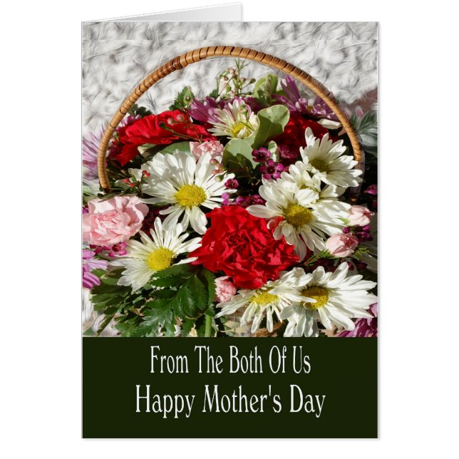 Carte du jour de mère des tous les deux nous (Devant)