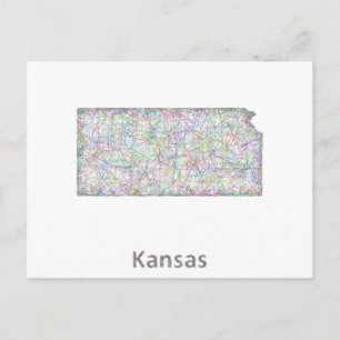 Carte du Kansas