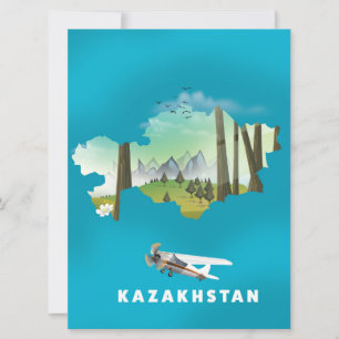 Carte du Kazakhstan