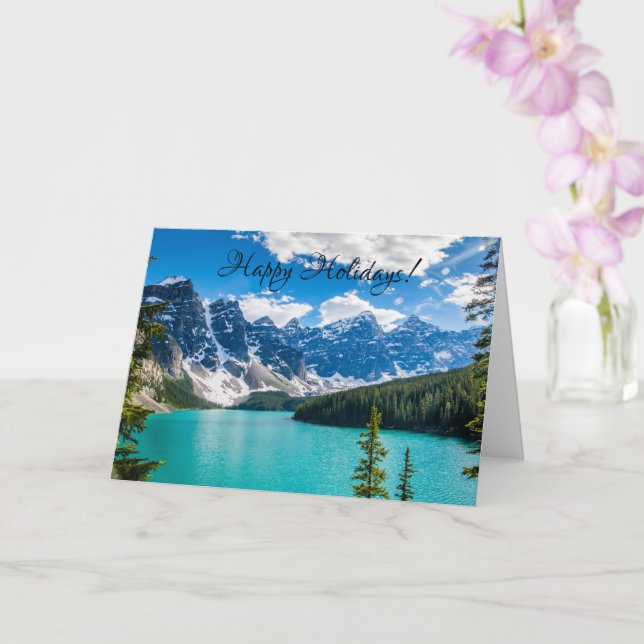 Carte du lac Moraine, parc national de Banff (Orchidée)