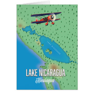 Carte du lac Nicaragua, Nicaragua