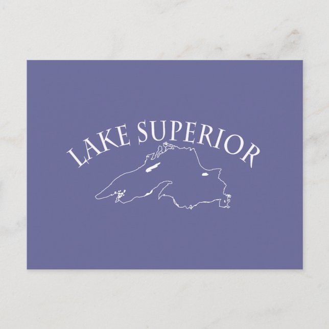 Carte du lac Supérieur (Devant)