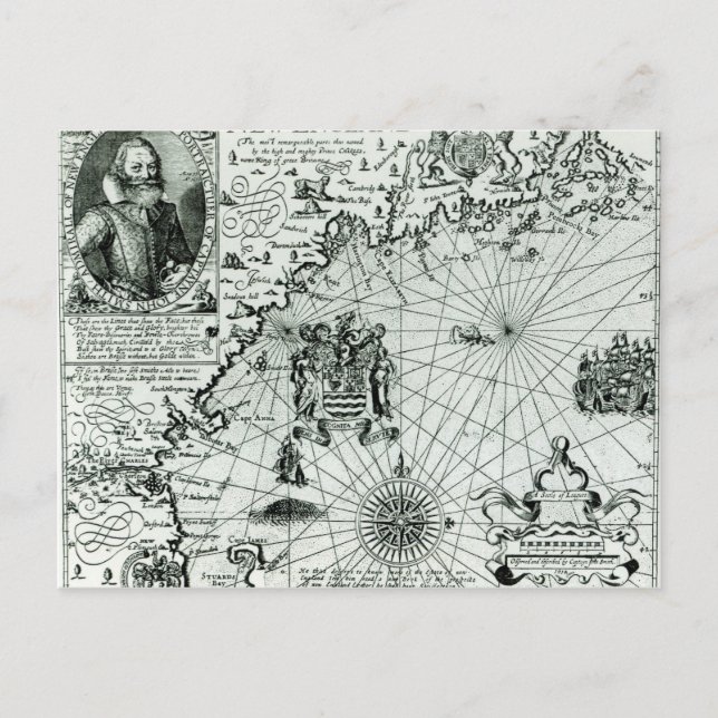 Carte du littoral de la Nouvelle-Angleterre (Devant)
