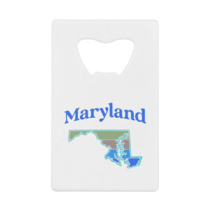 Carte du Maryland