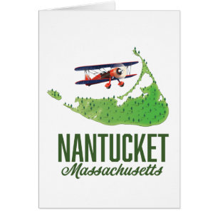 Carte du Massachusetts de Nantucket