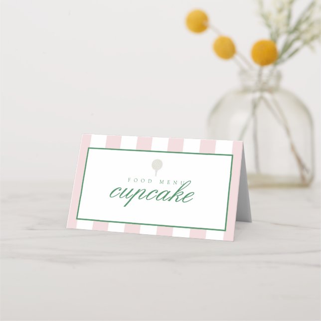 Carte du menu Pink Golf Tente (Devant)