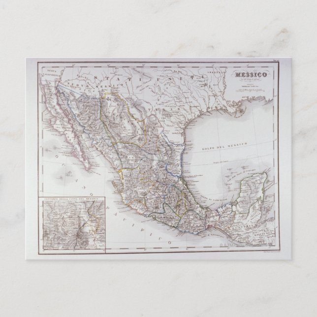 Carte du Mexique 2 (Devant)