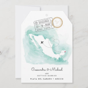 Carte du Mexique   Mariage de destination Playa de