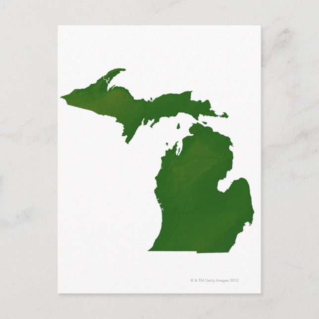 Carte du Michigan (Devant)