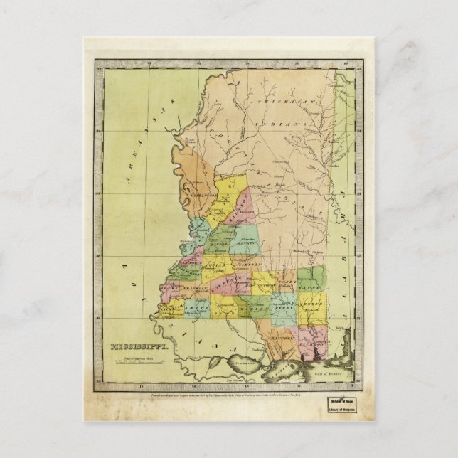 Carte du Mississippi (1835) (Devant)