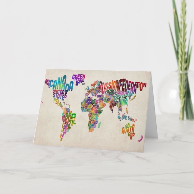 Carte du monde (Devant)