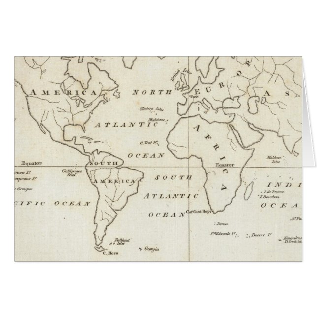 Carte du monde (Devant horizontal)