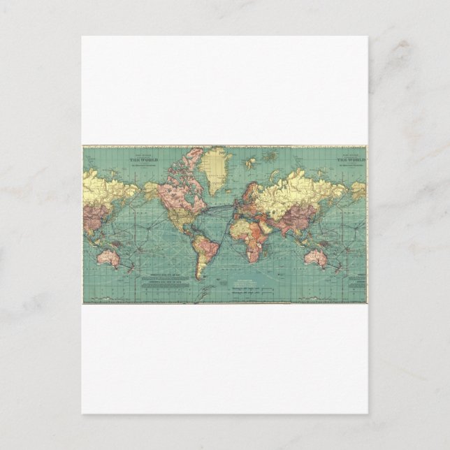 Carte du monde 1919 (Devant)