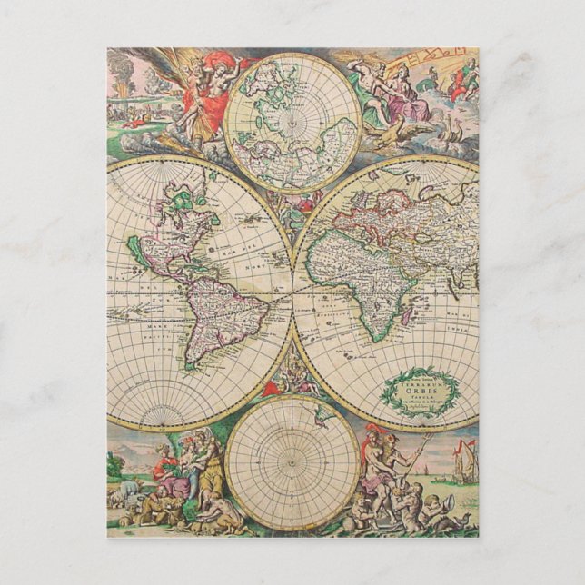 Carte du monde antique (Devant)