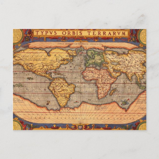 Carte du monde antique (Devant)