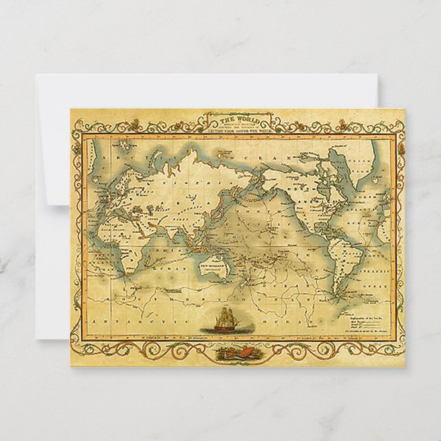 Carte du monde antique (Devant)