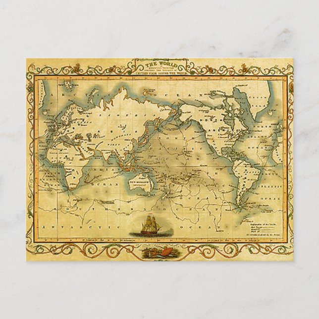 Carte du monde antique (Devant)