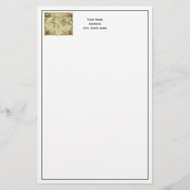 Carte du monde antique #4 (Devant)