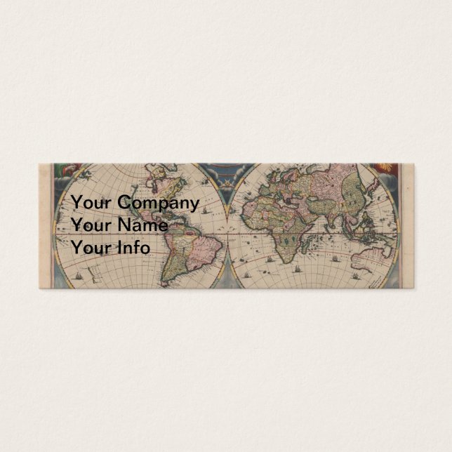 Carte du monde antique : Art de la cartographie hi (Devant)