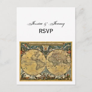 Carte du monde antique, BG blanc RSVP