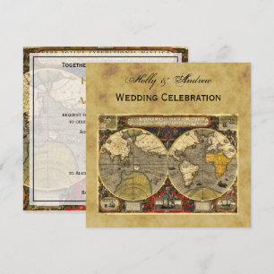 Carte du monde antique n°2, Mariage de BG en détre