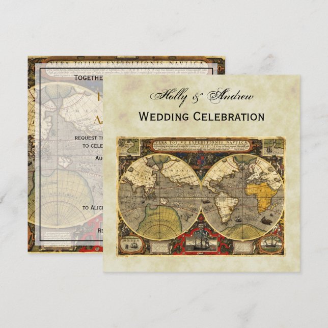 Carte du monde antique n°2, Mariage en détresse BG (Devant / Derrière)