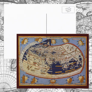 Carte du monde antique Ptolémée, Johannes d'Arnshe