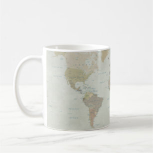 Carte du monde Café Mug