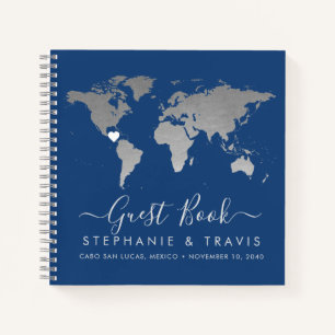 Carte du monde d'argent Cartier Destination Livre