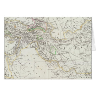 Carte du monde de l'Hémisphère Est