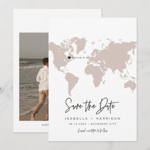 Carte du monde de QUINN Destination Voyage Enregis